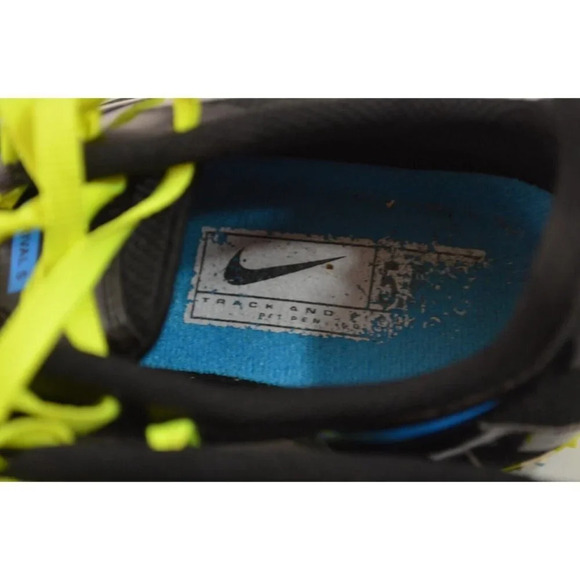 Nike Zoom Rival S 6 Track Spikes Shoes  Womens Size 5.5 456712-070 Black Green - Picture 8 of 10